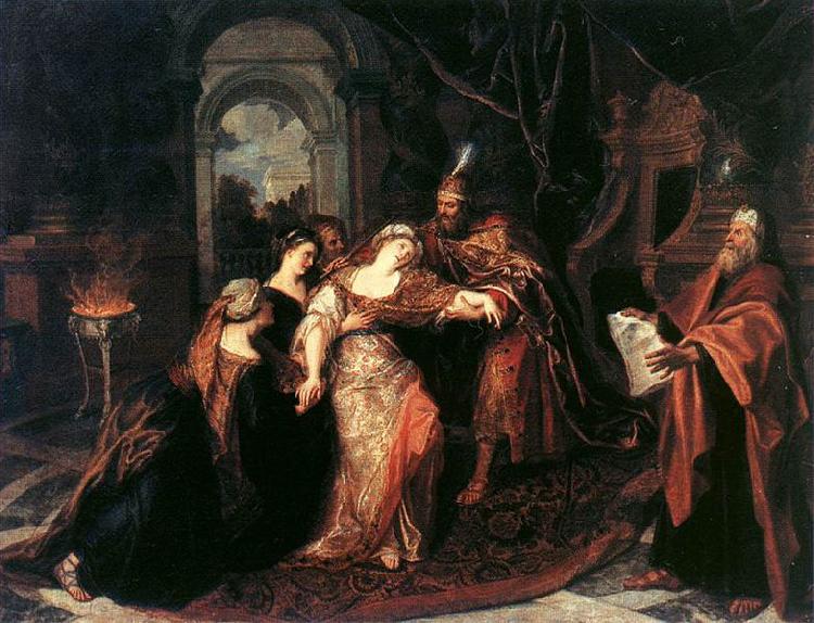 Antoine Coypel The Swooning of Esther oil painting image